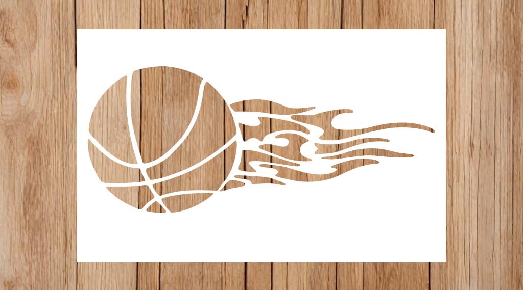 OUT OF FRAME ■■ ② 25070220335020 basketballタンクトップ stencil レディース ホワイト FREE Amazon.com: Basketball Stencil – 11